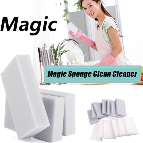 Durable Hot Sale 30Pcs/lot Magic Sponge Clean Cleaner Cleansing Eraser Car Wash Cooking Cleaning Tool Kitchen Accessories#3248