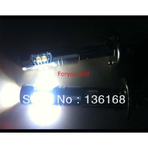 2 x H1 12V - cree Chips 50w LED Birne Autolicht- Weib DRL FOG LIGHTING