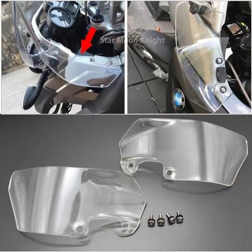Transparent/ Smoke Motorcycle Windshield Windscreen Ventilation plate side panels For R1200GS 2004-2012 R 1200 GS 04-12