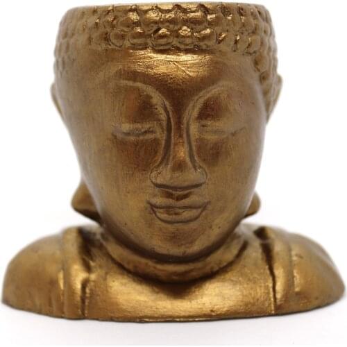 Handmade Buddha Pot Gift Concrete Sculpture Bust 10 cm
