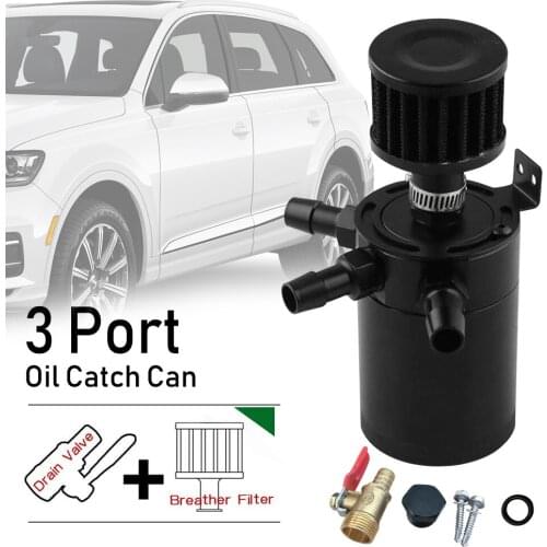 Three-hole Air Permeability Machine Oil Pot Aluminum Alloy Oil Permeability Pot Double Side Outlet Oil Recovery Pot