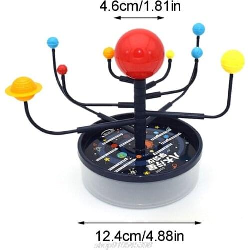 Solar System Nine Planets Model Science Kit DIY Assembly Parent-child Interaction Planetarium Toy Educational M02 21 Dropship