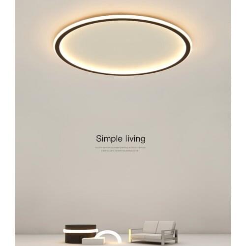 Modern Simple led bedroom Ceiling Light ultra-thin Nordic circular Lighting corridor acrylic study living room ceiling lamps