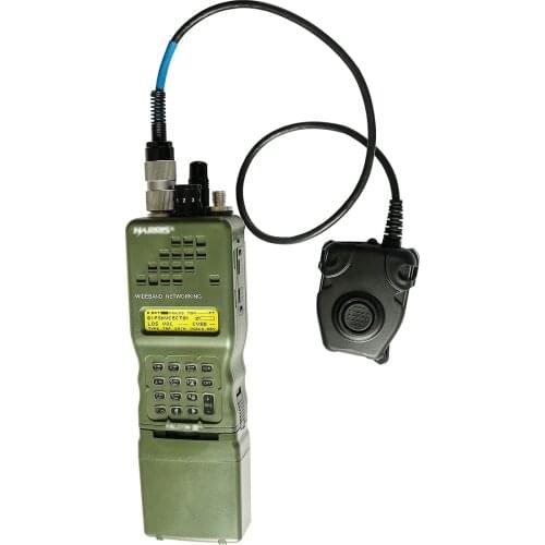 Tactics PRC-152 PRC 152 Harris Dummy Radio Case ,Military Talkie-Walkie Model for Baofeng Radio,No Function+ Peltor 6 Pin PTT