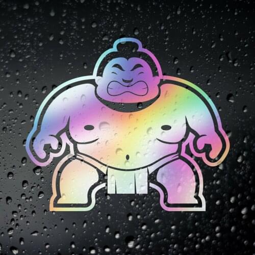 Three Ratels FD580 Sumo JDM Oil Slick Chrome Car Sticker FOR JAP Japanese Kanjo R32 R33 350z 370z