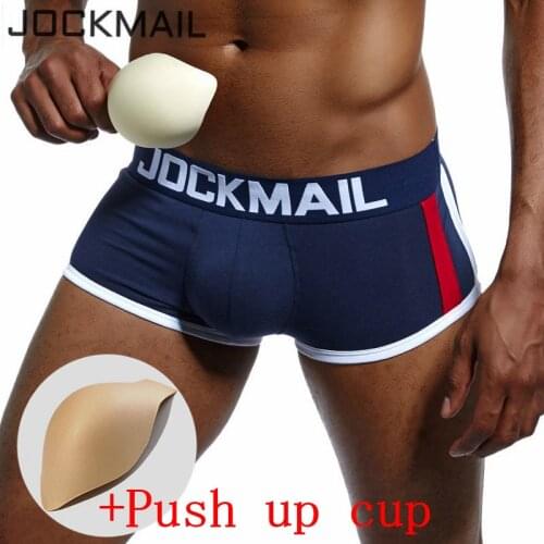 Bulge Enhancing Sexy Boxer Men Shorts Hombre Breathable Pouch Gay Underwear With Sponge Pad Cup Included.Boys,Youth & Adult Men