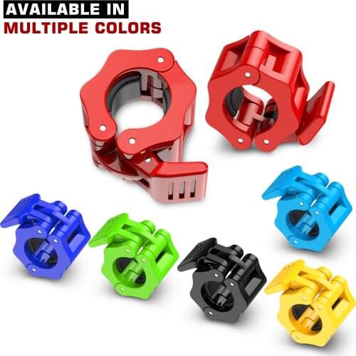 1 Pair 25mm Spinlock Collars Barbell Collar Lock Dumbell Clips Clamp Weight Lifting Bar Gym Dumbbell Fitness Body Building