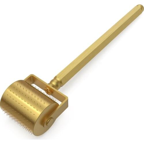 250 Gold Needles Titanium Derma Roller for Hair Growth Set Wrinkle Remover Derma Rolling System Dermaroller microneedling roller