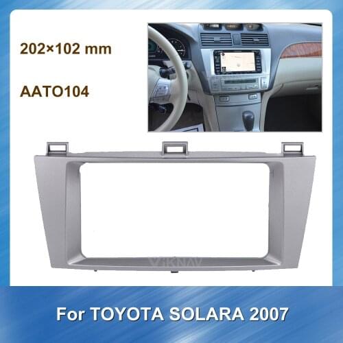 Car Radio Stereo Fitting installation Fascia for Toyota Solara 2007 Stereo Frame Fascias Panel Facial DVD CD Dash Bezel