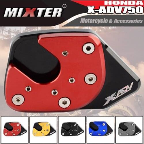 Motorcycle Side Stand Enlarger Kick Stand Extension Plate Enlarge Pad For Honda X-ADV 750 XADV750 2017 2018 2019 2020 X-ADV750