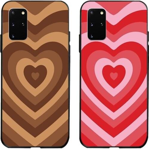 Latte Love Coffee Heart Phone Case for Samsung Galaxy S20 FE plus Ultra S6 S7 edge S8 S9 plus S10 5G lite 2020