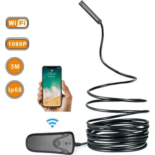 WIFI Endoscope Camera Waterproof Inspection Camera Endoscope Borescope IOS Endoscope for Android Smartphone Iphone Endoscopio