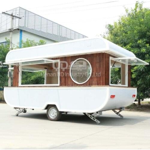 Custom Hotdog Ice Cream Concession Van Mobile Kitchen Truck Food Trailer