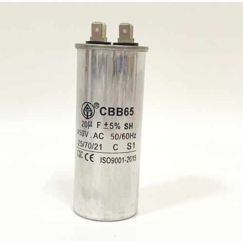 Kiger CBB65 20uf/450V,50/60Hz,-25/70/21, Motor Capacitor Air Conditioner Compressor Start Capacitor