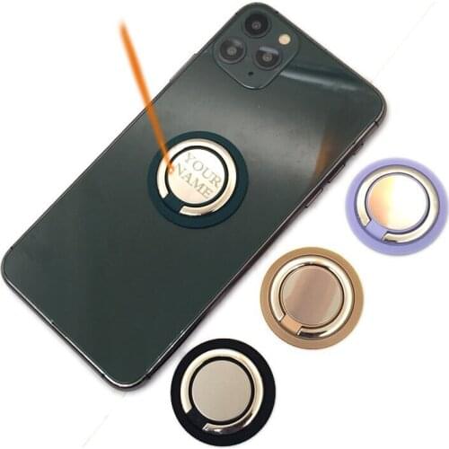 Mobile Phone Finger Ring 360 Degree Rotatable Smartphone Stand Holder For iPhone Samsung Huawei Metal Car Mount Stand, Fran-ZJ5