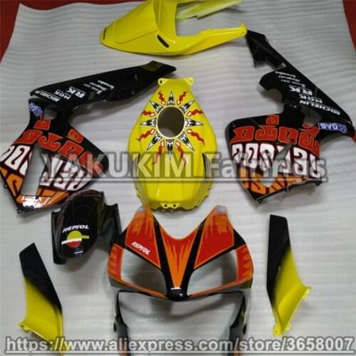 ABS Injection Fairings Kit For Honda CBR600RR 2003 2004 Honda f5 2003 2004 Motocycle Fairings CBR 600RR 2003 2004 Custom Cowling