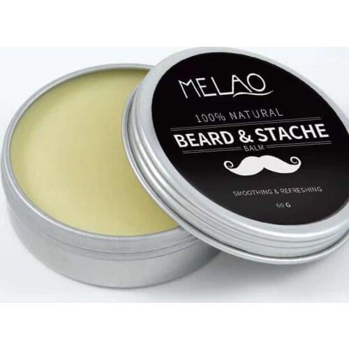 Melao mens beard wax moustache cream moisturizing, moisturizing, supple, nourishing moustache care cream manufacturer wholesale