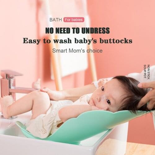 Best Portable Infant Baby Washing Ass Artifact Baby Washing Fart Basin Newborn Washing PP Tub Supplies Baby Bathtub Baby Care
