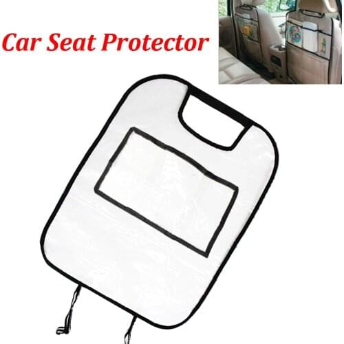 Multi-function Car Seat Back Protector Car Rear Seat Cover For Child Anti-Kick Pad Storage Bag Seat Cover Auto Organizer Holder