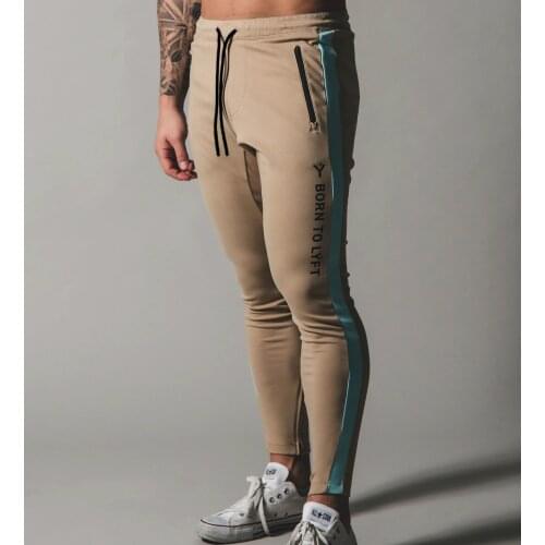 Mens Sweatpants Autumn Pants Ankle Zipper Pockets Zipper for Men Joggers Fitness Workout Trousers Men