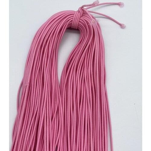 New 5 Yards/lot 2.0 2.5mm Hight-Elastic Bands Spool Sewing Band Round Elastic Cord Diy Handmade Sewing Materials #08