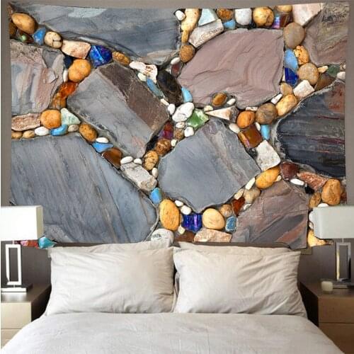 New personality minimalist Art marble stone wall cloth tapestry background cloth Family room art deco