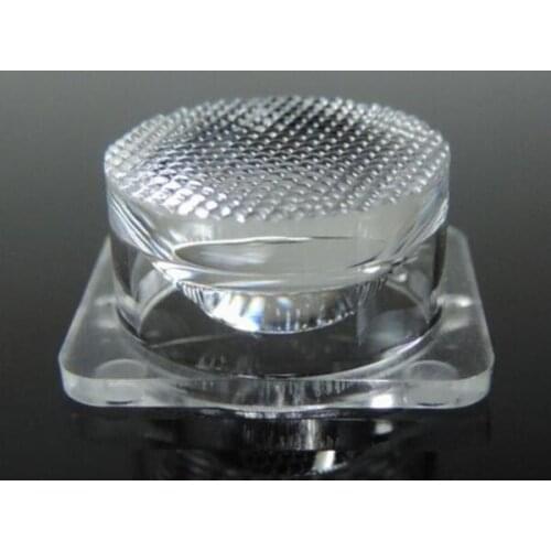 OJZ-17 High quality Waterproof led lens, 38 degree, Size: 17X14.5mm, Bead surface, PMMA materials, Color: Transparent