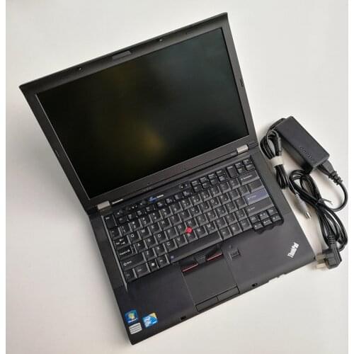 Used laptop T410 for MB Star C5 SD connect C4 icom A2 icom next car vehicle auto diagnosis and programming