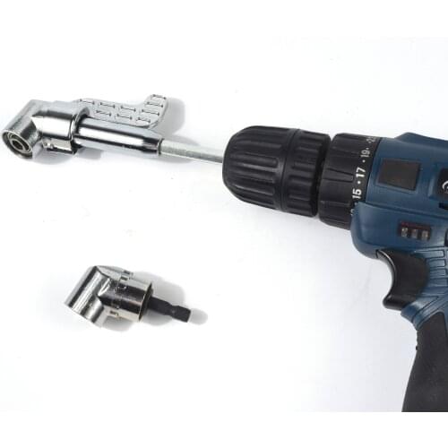 105 Degree Right Angle Drill Extension Shank Quick Change Driver Drilling Screwdriver Magnetic 1/4 Hex Socket Corner hand Tool