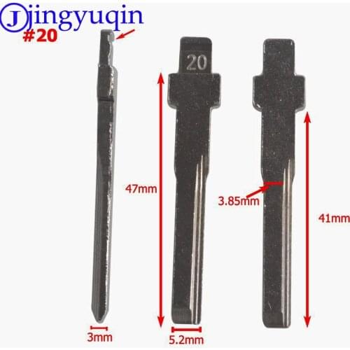 Jingyuqin #20 Blade Remote New Arrival Blank Key Replacement Uncut Blade For Mercedes-Benz C E Card Series