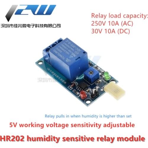 HR202 humidity sensitive switch sensor relay module electronic accessories controller DC5V spot