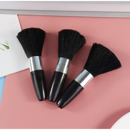 Salon Haircut Hairdressing Styling Tool Hair Removal Brush Portable Hairdressing Safety Elements for Neck Face Duster