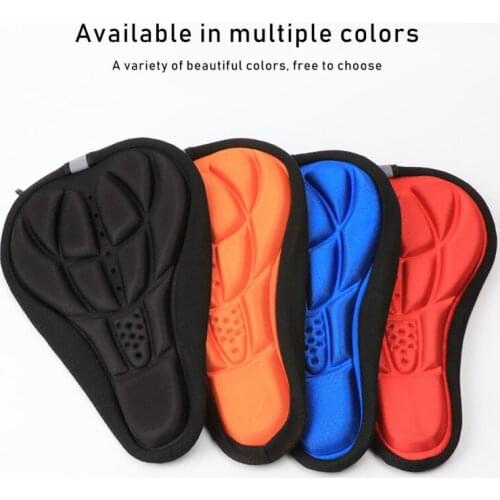 Bicycle Saddle Thickened Soft Breathable Cushion Cover3D Sponge Polymer Cycling Seat Mat Road Mountain Bike Saddle Seat sport