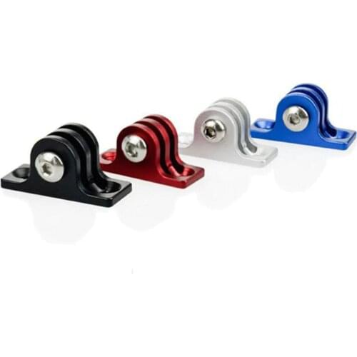 CNC Aluminum Alloy Flat Bottom Tripod Adapter Mount For Gopro Hero 8/7/6/5/4/3/3+/2/1 Xiaomi Yi 4K H9 C30 SJCAM SJ4000