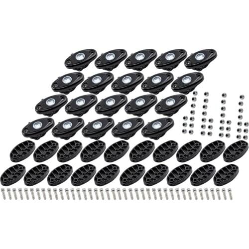 Blue 20Pods 9W LED Rock Lights Waterproof Lamp for Jeep Renegade UTV SUV Truck