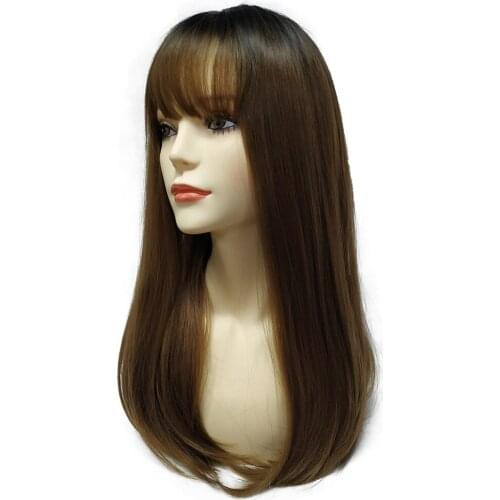 Synthetic Long Straight Wigs Heat Resistant Hairpiece, Suitable for Cosplay Theme Party Daily Home Use