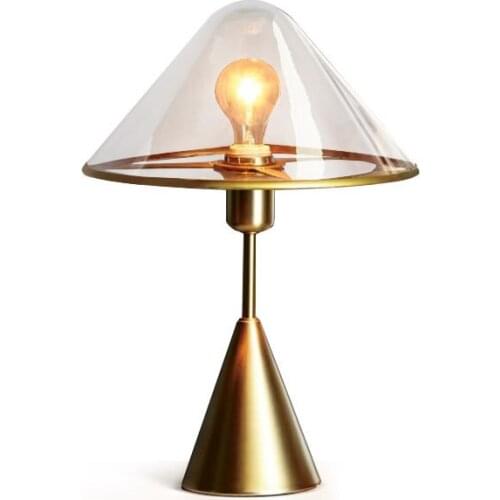 Modern Minimalist Creative Nordic Glass Mushroom Cloud Bedroom Desk Bedside Decorative Table Lamp E27 AC110V 240V