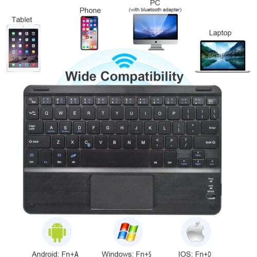 TouchPad TrackPad 3.0 Bluetooth Keyboard for Samsung Galaxy Tab S S2 S3 S4 S5e S6 Lite S7 Keyboard S4 S5e S6 5G 10.5