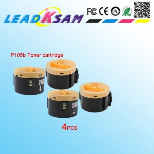 4x Toner Cartridge compatible For Xerox Phaser 3010 3040 WorkCentre 3045 p105b 106R02182/106R02183