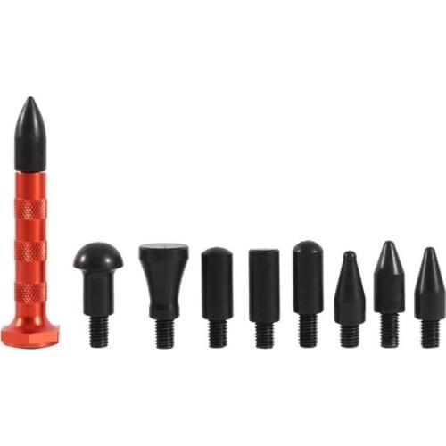 Auto Body Dent Removal Repair Hail Hammer Tap Down Dent Metal Removal with Size Paintless Tools 9 Different Tools Pcs O4O7