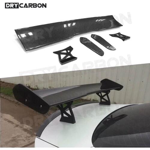 Universal Car GT Style Carbon Fiber Car Racing Rear Trunk Spoiler Wings for BMW 1M M3 E82 E92 E93 F30 F10 Sedan Coupe