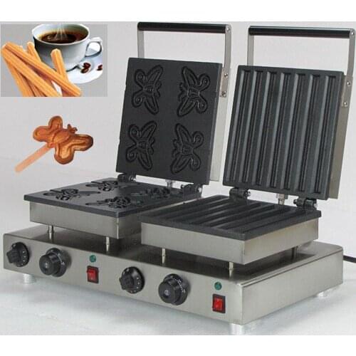 New design double bakers butterfly shaped waffle iron,best waffle maker