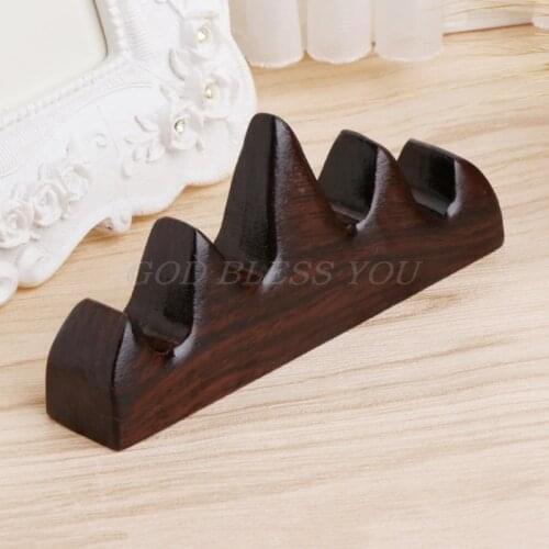 Vintage Wooden Brush Rest Stand Chinese Calligraphy Pen Rack Holder Drop Shipping