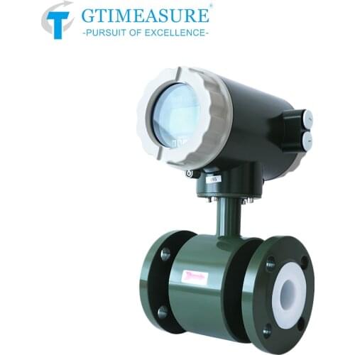 Integrated Electromagnetic Flow Meter Liquid Waste Water Sewage Slurry Flow Measurement 4-20mA RS485
