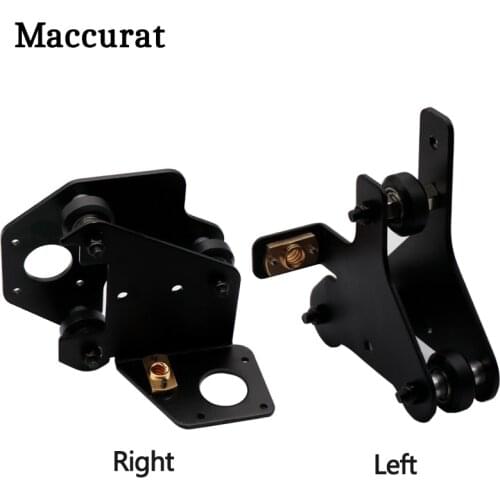 1pcs 3D printer parts CR-10 S4/S5 X axis motor mount bracket right/left X-axis Front/Back Motor mount Plate with wheels T nut