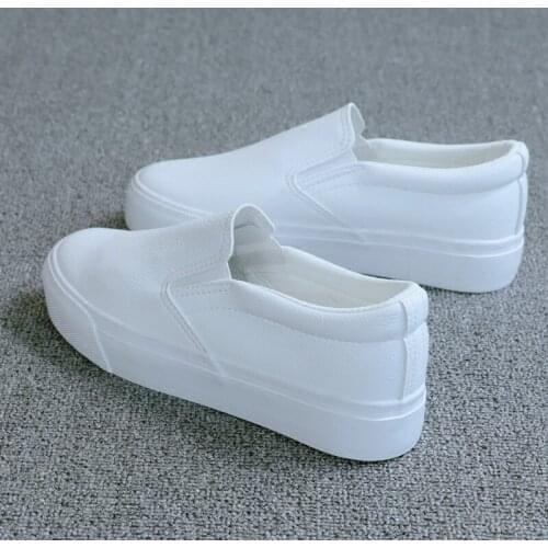 2020 spring and autumn new pedal womens shoes thick bottom wild casual shoes small white shoes women