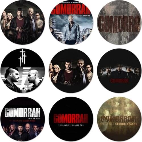 Gomorra season 3 Gomorrah Icons Pins Badge Decoration Brooches Metal Badges For Clothes Backpack Decoration 58mm