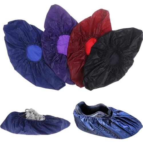 1Pair Rubber Thicken Rain Rubber Boots Shoe Cover Reusable Elasticity Overshoes Anti-slip Bike Boot Protector Cover Dropshipping
