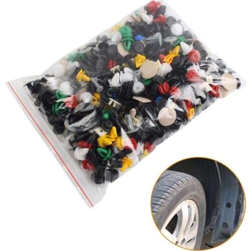 195Pcs 6 Kinds of Size Clips, Automobile Universal Fixing Clip, Door Panel Rivet, Bumper, Plastic Buckle, Auto Supplies
