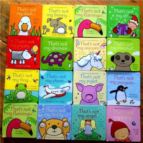5 books/set Usborne Original English Thats Not My series Early Childhood Education English Cardboard Touch Animal Cognitive Toy
